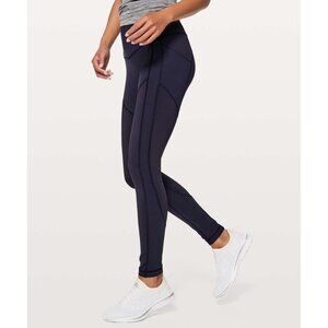 Lululemon All The Right Places Pant II *28" Leggings in Midnight‎ Navy Blue 4